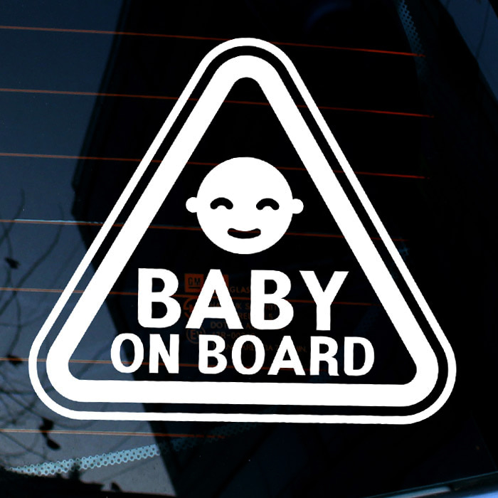 [LSC-855]주의 삼각 아기얼굴 BABY ON BOARD