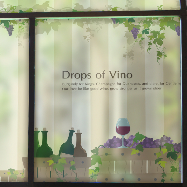[MSC-508]무점착반투명_Drops of Vino