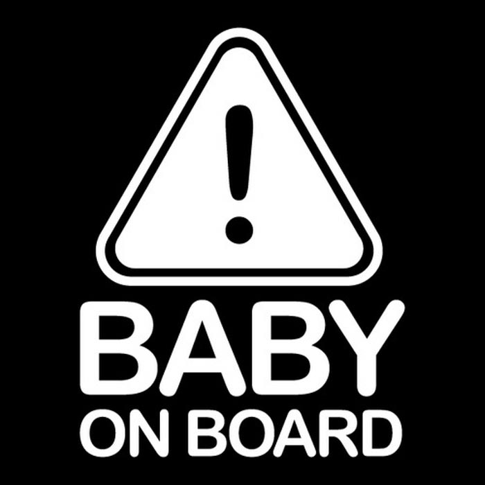 [LSC-194] 자동차스티커_Baby on Board 02